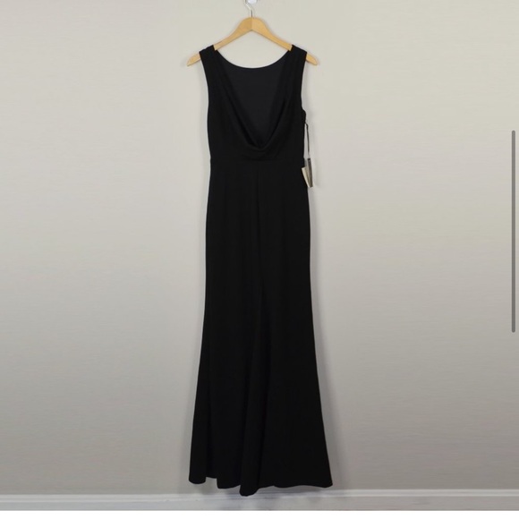 Lulu's Call My Name Black Backless Maxi Dress NWT - Picture 7 of 11